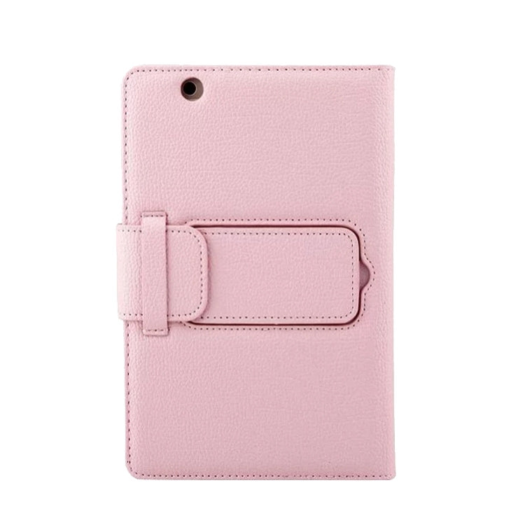 HW103M Detachable Plastic Bluetooth Keyboard + Litchi Texture PU Leather Tablet Case for Huawei MediaPad M3 8.4 inch, with Bracket