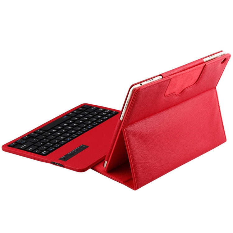 HW105 Detachable Plastic Bluetooth Keyboard + Litchi Texture PU Leather Tablet Case for Huawei Youth Editon MediaPad M3 Lite 10.1, with Bracket