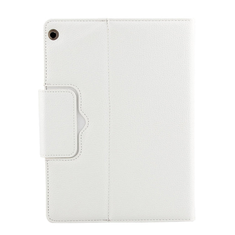 HW105 Detachable Plastic Bluetooth Keyboard + Litchi Texture PU Leather Tablet Case for Huawei Youth Editon MediaPad M3 Lite 10.1, with Bracket