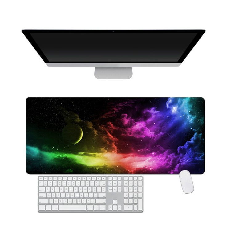 Extended Large Anti-Slip Soft Rubber Smooth Cloth Surface Game Mouse Pad Keyboard Mat, Size: 900 x 400 x 2mm
