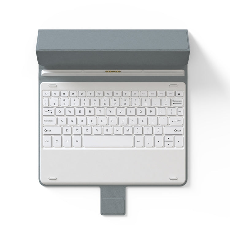 For ALLDOCUBE X Neo (WMC0370) Magnetic Suction Keyboard Leather Tablet Case with Three-folding Holder