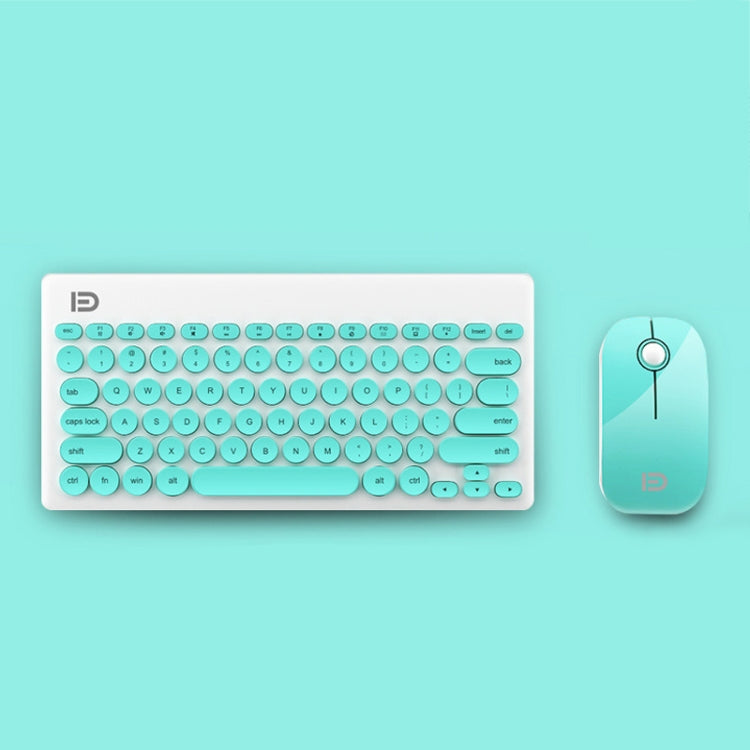 YH-78 Mini Mute Laptop Notebook Wireless Bluetooth Keyboard Mouse Set