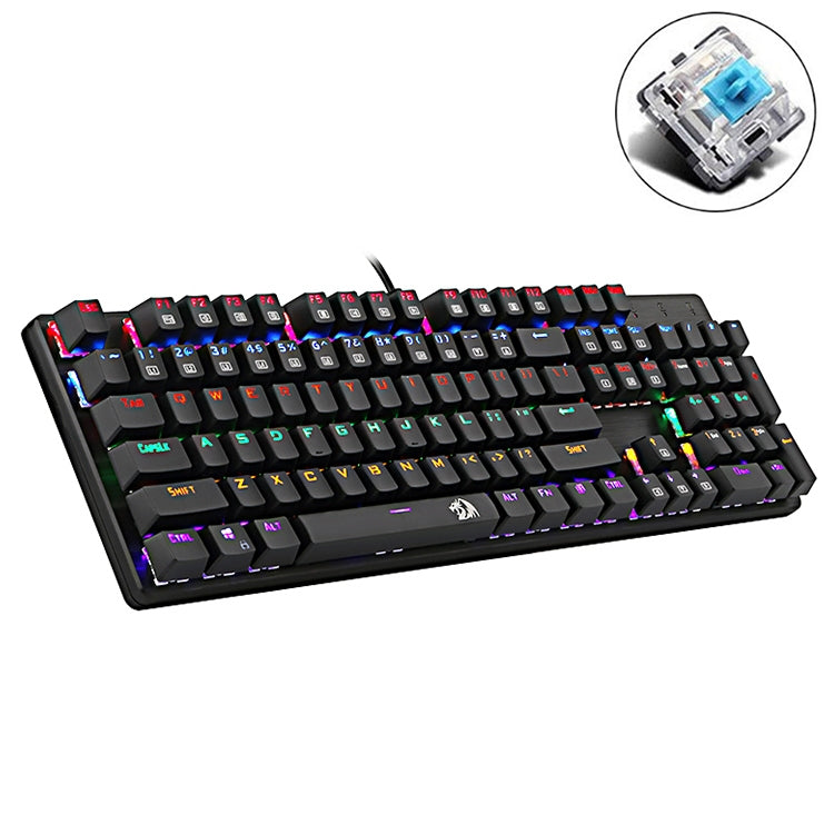 REDRAGON K208 LED Backlit Mechanical Gaming Wired Keyboard,