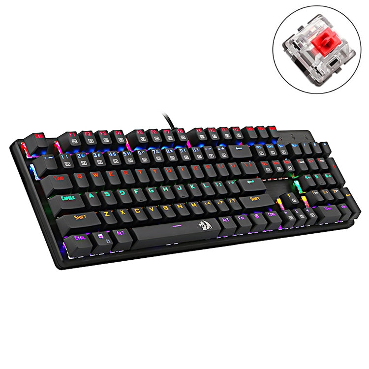 REDRAGON K208 LED Backlit Mechanical Gaming Wired Keyboard,