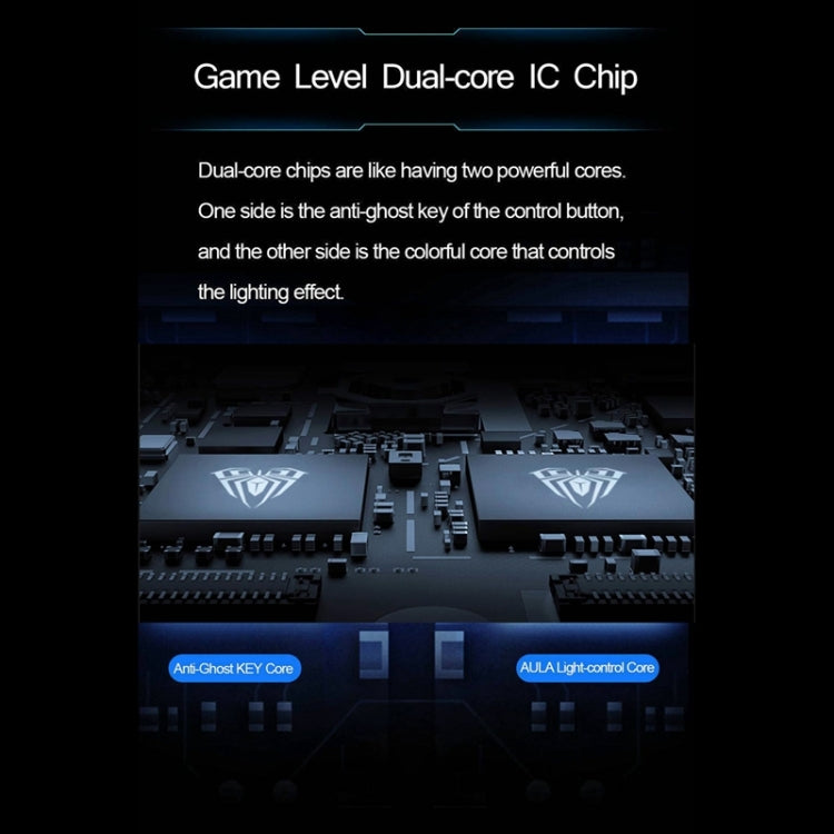 AULA F2088 108 Keys Mixed Light Mechanical Brown Switch Wired USB Gaming Keyboard with Metal Button (Black)