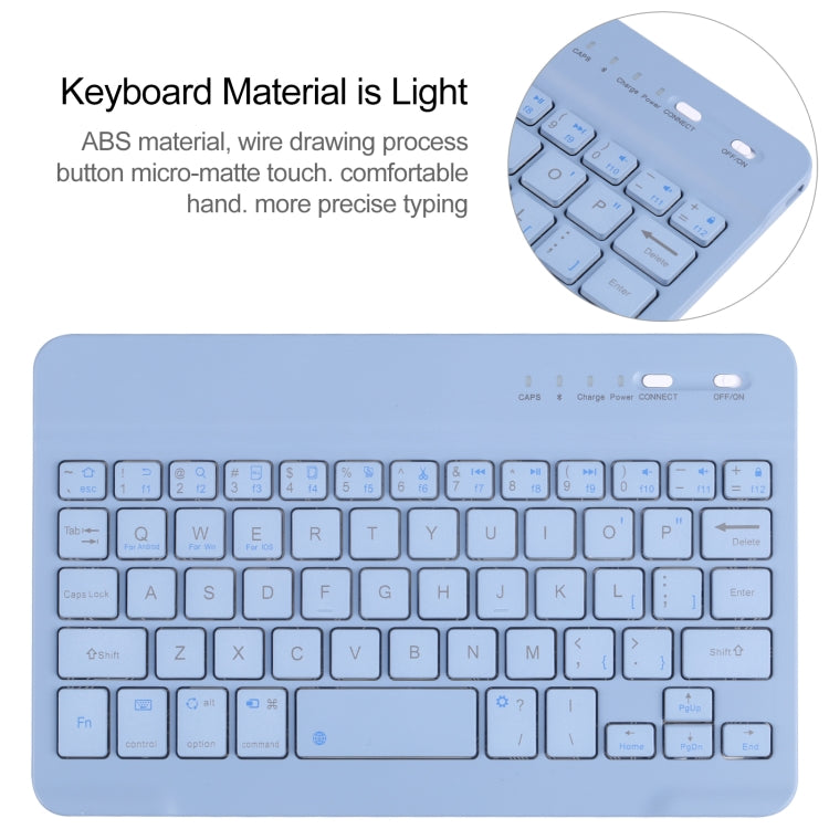 7 inch Universal Tablet Bluetooth Keyboard, Support Windows / IOS / Android System