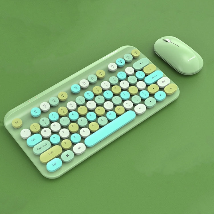 FOREV FV-WI8 Mixed Color Portable 2.4G Wireless Keyboard Mouse Set