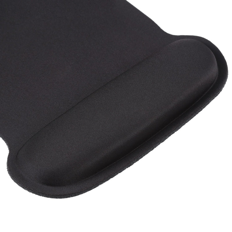 Wrist Rest Gel Memory Foam Computer Mouse Pad (Black)