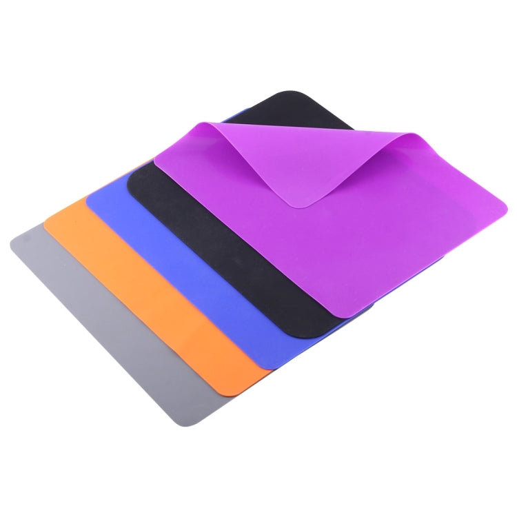 Soft Silicone Slim Comfortable Gaming Mouse Pad Mat, Size: 21.5x16.5cm, Random Color Delivery