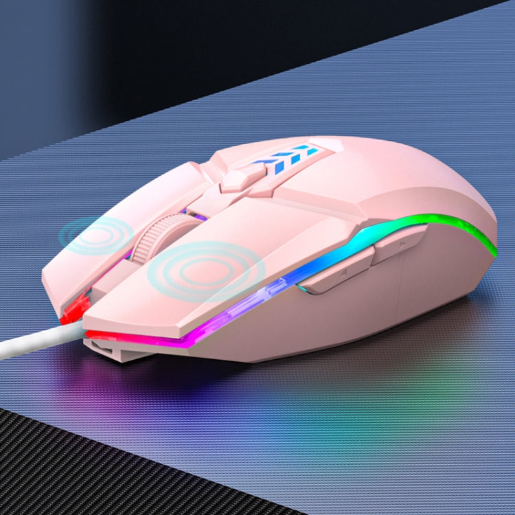 S700 Colorful Light USB Wired Office Gaming Mouse