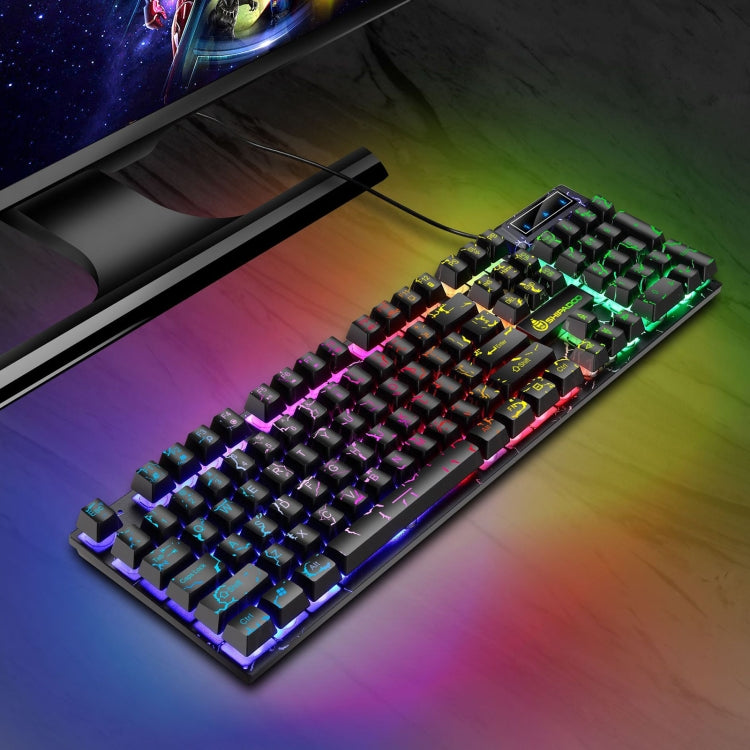 D500 Crack Game Backlight Keyboard Mouse Set