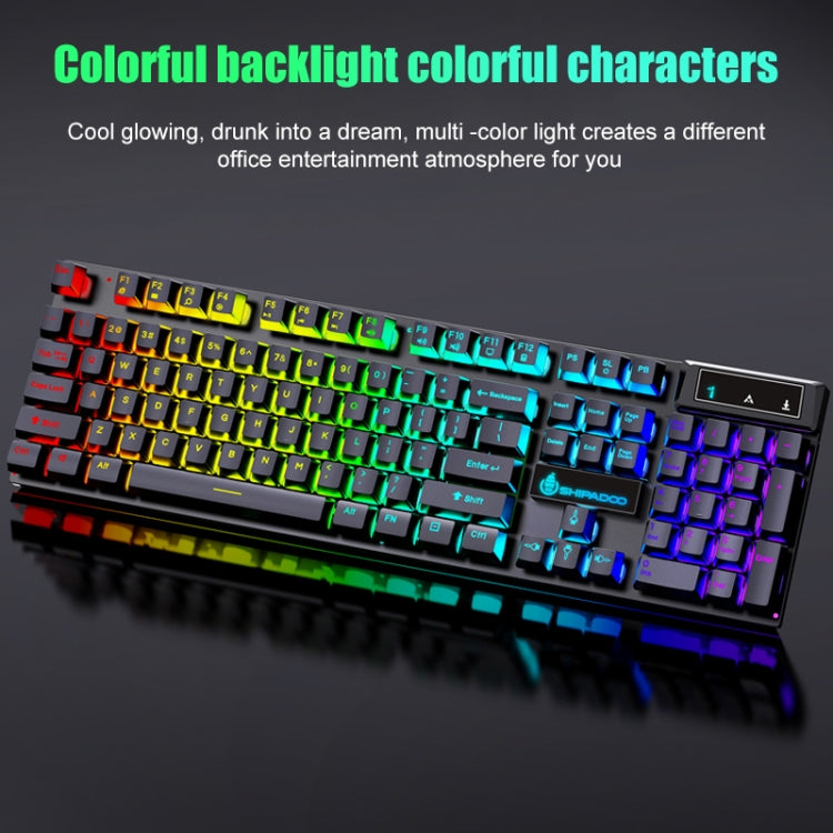 D500 RGB Brilliant Backlight Word ThroughKeyboard and Mouse Set