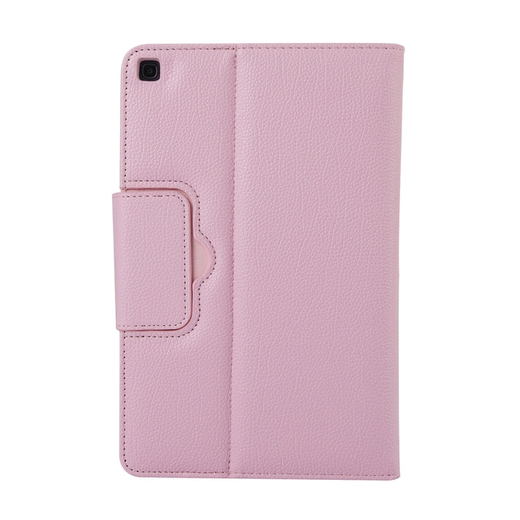 SA510 Detachable Bluetooth Keyboard + Litchi Texture PU Leather Tablet Case with Holder for Galaxy Tab A 10.1 (2019) T510/T515