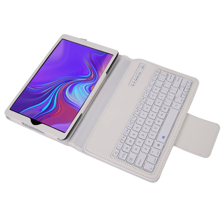 SA510 Detachable Bluetooth Keyboard + Litchi Texture PU Leather Tablet Case with Holder for Galaxy Tab A 10.1 (2019) T510/T515