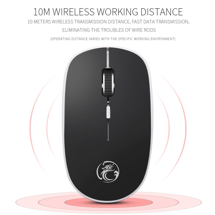 Apedra iMICE G-1600 4-Keys 1600 DPI Mini USB Charging 2.4G Wireless Silent Mouse