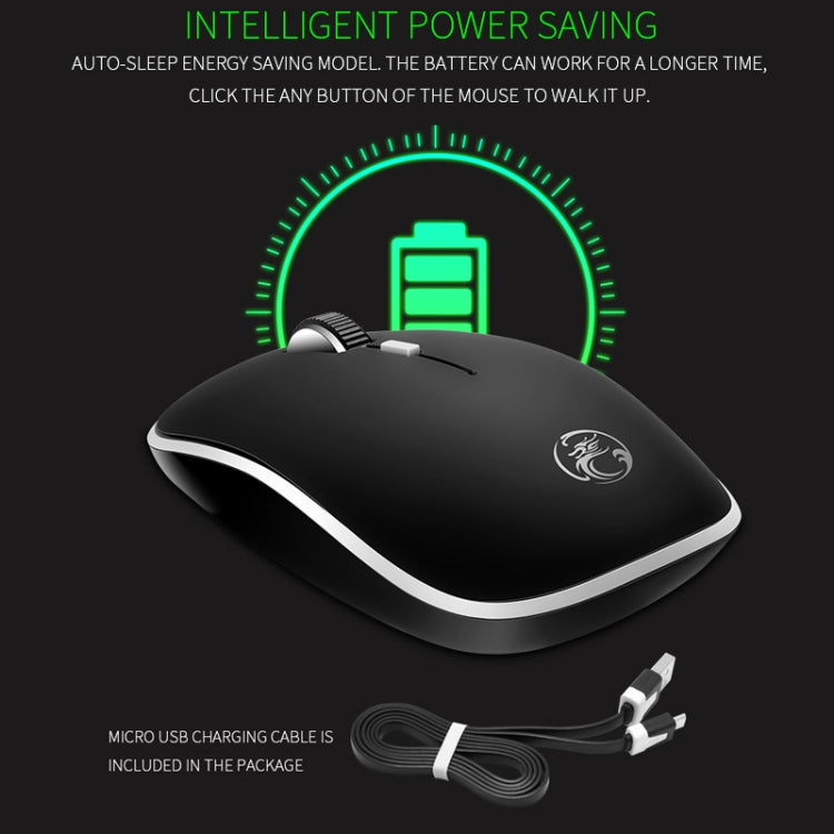 Apedra iMICE G-1600 4-Keys 1600 DPI Mini USB Charging 2.4G Wireless Silent Mouse