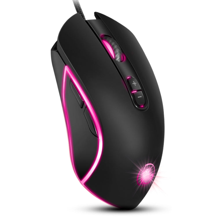 Apedra iMICE A6 Macros Define Programmable 7-Keys 3200 DPI Wired Gaming Mouse with Cool Colorful Breathing Light
