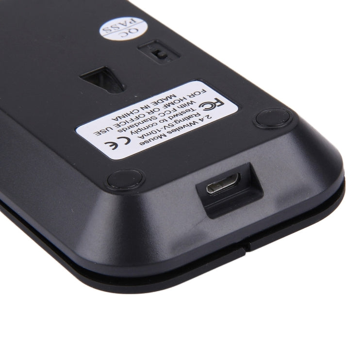 2.4G USB Receiver 3 Buttons 1200DPI Ergonomic Wireless Optical Computer Mouse