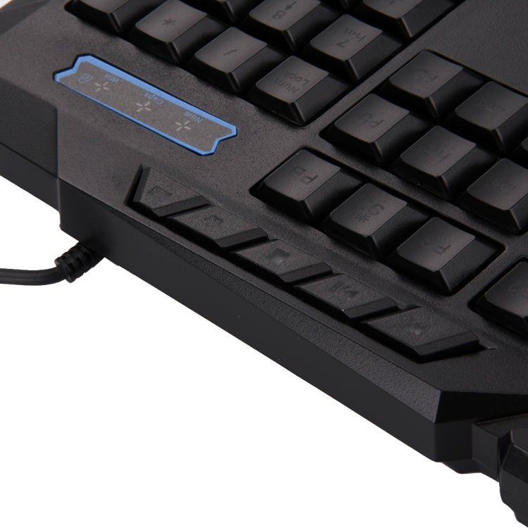M200 Multimedia USB 114 Keys Wired 3-color Backlight Gaming Keyboard for Computer PC Laptop(Black)