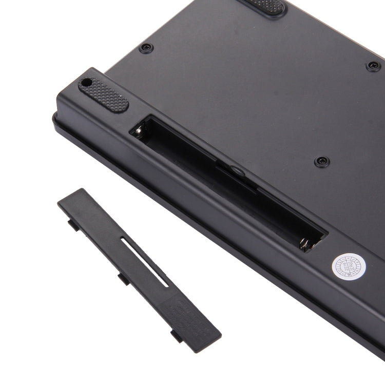 JK-906 2.4GHz Wireless 102 Keys Ultrathin Keyboard with Keyboard Cover + Wireless Optical Mouse with Embedded USB Receiver for Computer PC Laptop(Black)