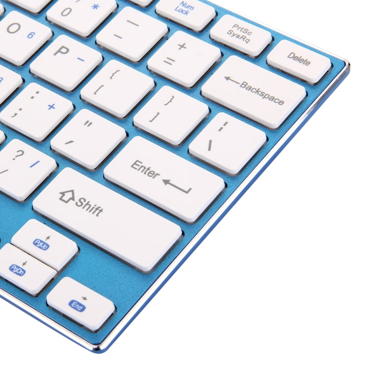 HK3910 2.4GHz Wireless 78 Keys Metal Ultrathin Keyboard with Keyboard Cover + Wireless Optical Mouse with Embedded USB Receiver for Computer PC Laptop