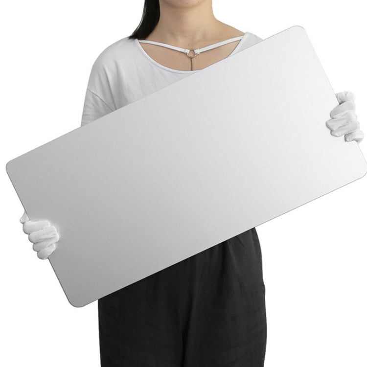 Aluminum Alloy Thick Metal Leather Non-slip Mat Desk Mouse Pad, Size : Small, 600x240mm