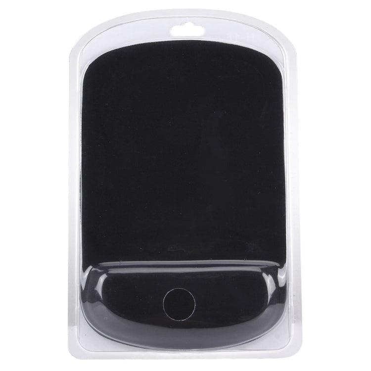 Slim Smooth Microfiber Surface Anti-Slip Silicon Bottom Game Mouse Pad Mat with Bulgy Wrist Placement, Size: 230 x 155 x 2/10 mm