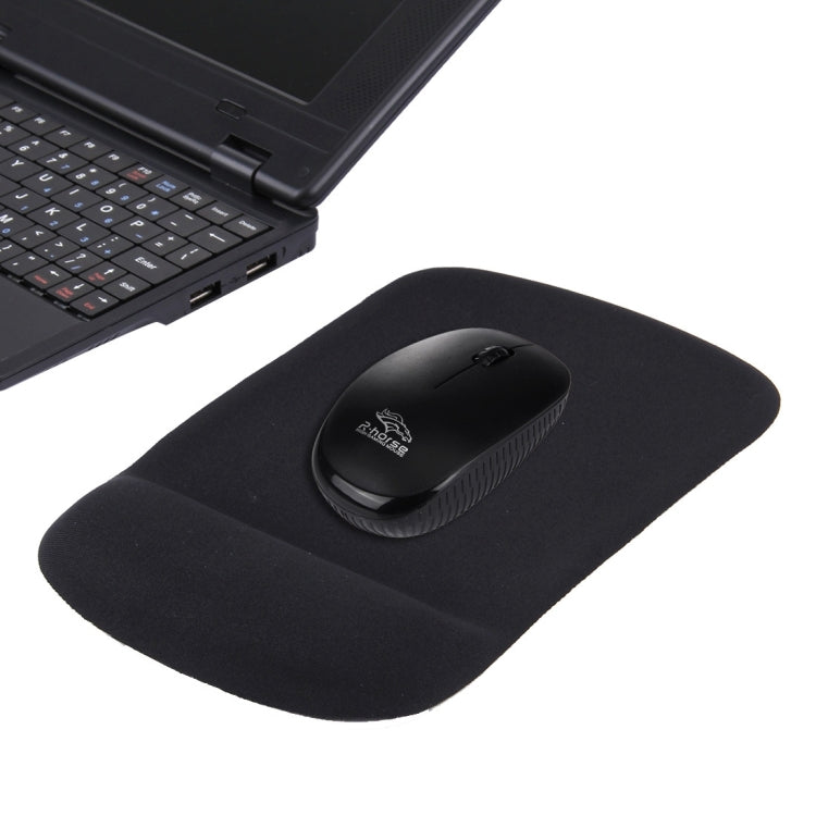 Slim Smooth Microfiber Surface Anti-Slip Silicon Bottom Game Mouse Pad Mat with Bulgy Wrist Placement, Size: 230 x 155 x 2/10 mm