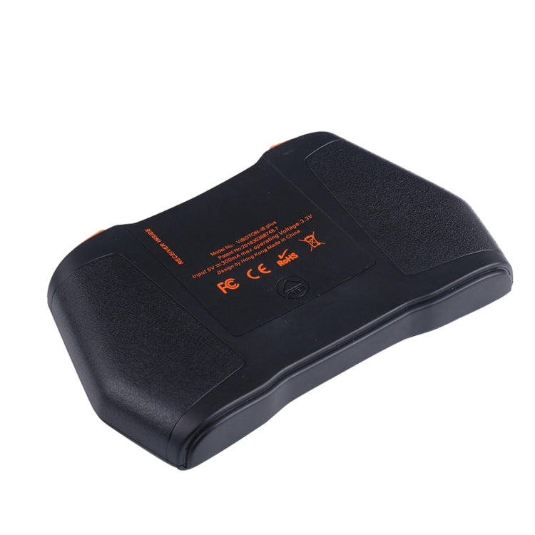 VIBOTON i8 Plus 2.4GHz Mini Wireless Fly Air Mouse Full Keyboard with Backlight & Touchpad & Multimedia Control for PC, TV(Black)