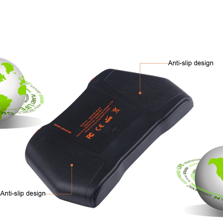 VIBOTON i8 Plus 2.4GHz Mini Wireless Fly Air Mouse Full Keyboard with Backlight & Touchpad & Multimedia Control for PC, TV(Black)