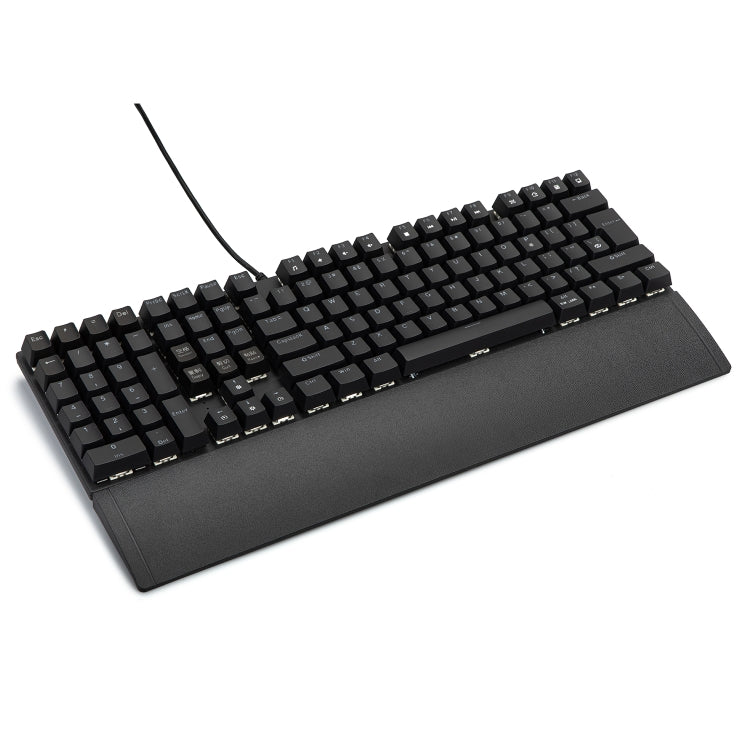 SN-2305 Left-handed Tea Shaft Mechanical Wired Keyboard with Hand Rest, Plug-in Switch