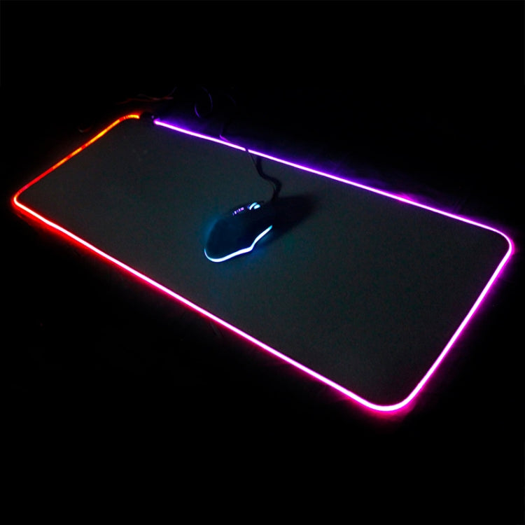 Colorful LED Light Thickening Lock Keyboard Pad Game Mouse Pad, Size: 800 x 300 x 4mm