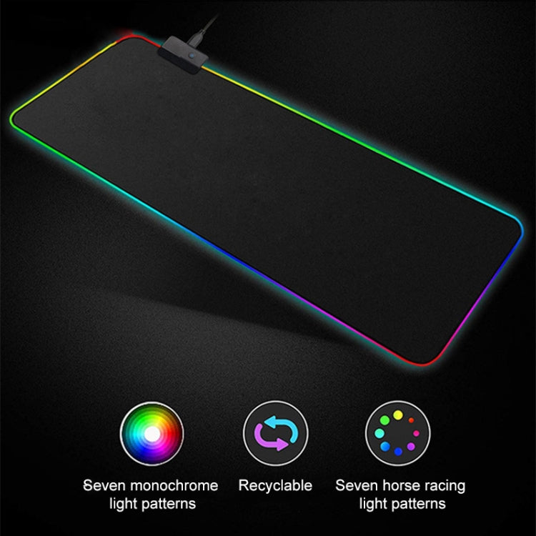 Computer Illuminated Mouse Pad Size: 350 x 250mm