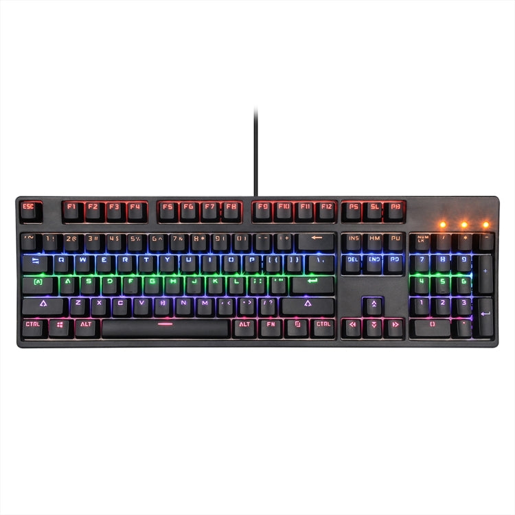 M-8 USB Wired Colorful Backlit Gaming Mechanical Keyboard, Cable Length: 1.47m(Black)