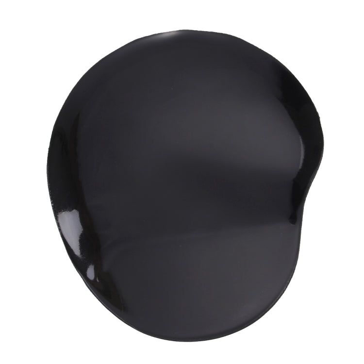 Slim Smooth Microfiber Surface Anti-Slip Silicon Bottom Game Mouse Pad Mat with Bulgy Wrist Placement, Size: 25 x 21 x 1.8cm(Black)
