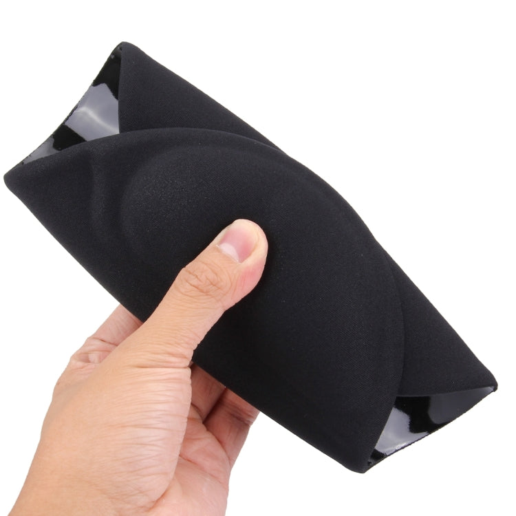 Slim Smooth Microfiber Surface Anti-Slip Silicon Bottom Game Mouse Pad Mat with Bulgy Wrist Placement, Size: 25 x 21 x 1.8cm(Black)