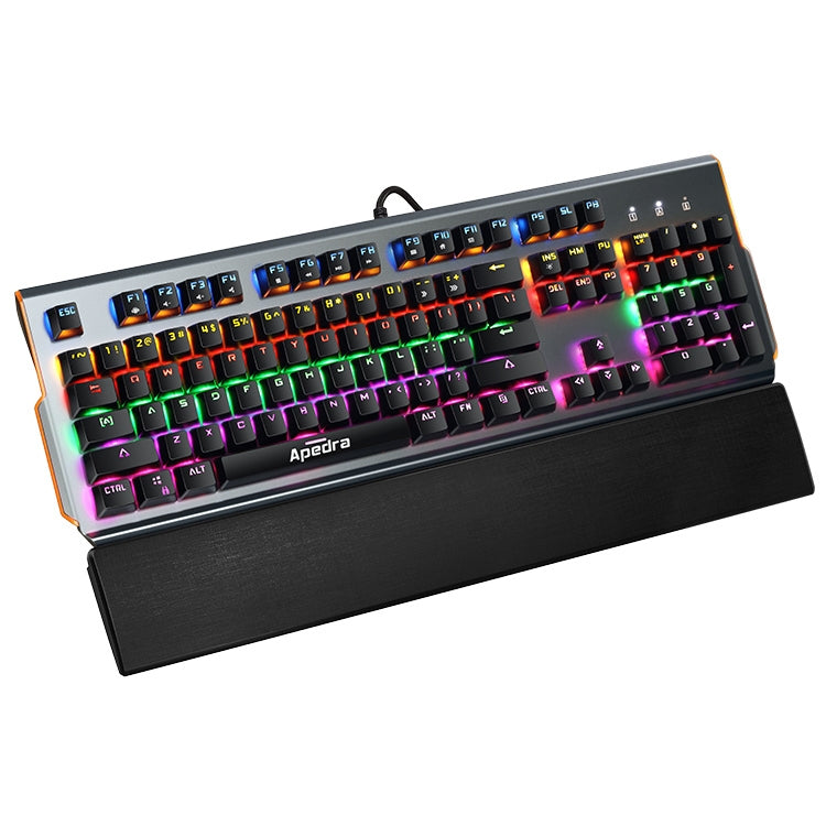 Apedra iMICE MK-X90 Colorful Backlit Wired Mechanical Blue Axis Keyboard with Bracket(Black)