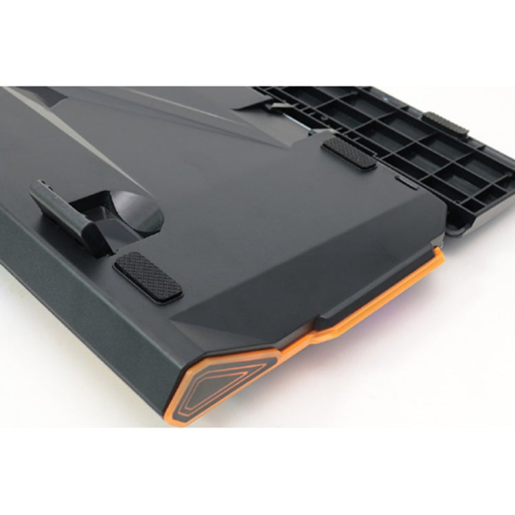 Apedra iMICE MK-X90 Colorful Backlit Wired Mechanical Blue Axis Keyboard with Bracket(Black)