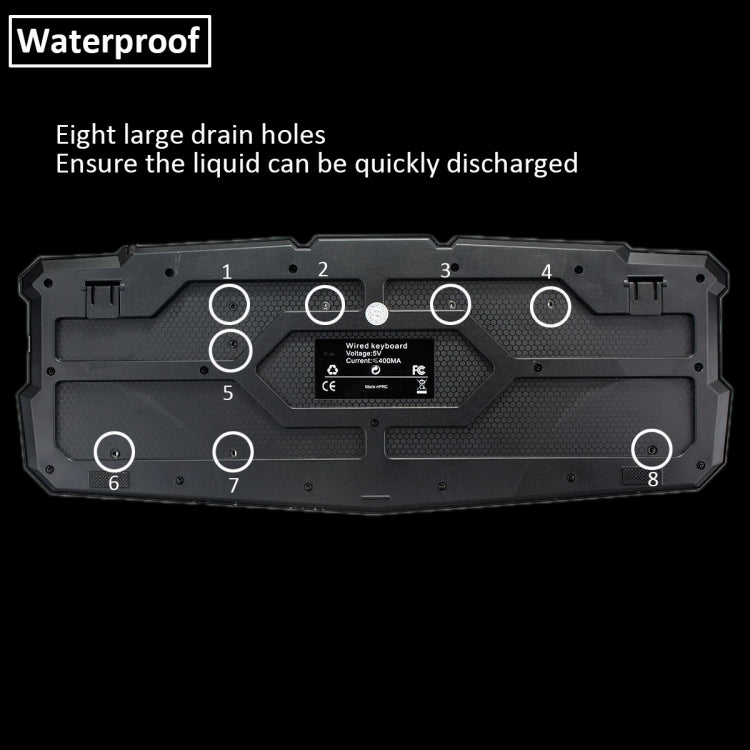 M200 Mechanical Feeling Backlight Burst Crack Game Keyboard