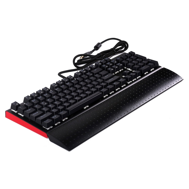 EleEnter Game 1 Multimedia USB 104 Keys Wired RGB Backlight Metal Gaming Mechanical Keyboard for Computer PC Laptop(Black)