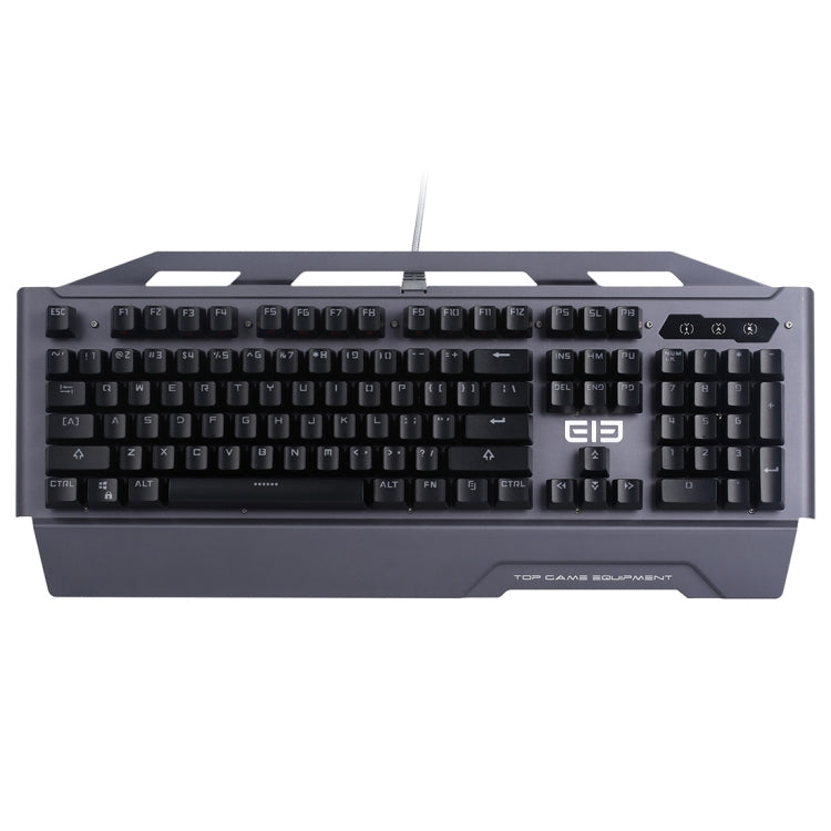 EleEnter Game 2 Multimedia USB 104 Keys Wired RGB Backlight Metal Gaming Mechanical Keyboard for Computer PC Laptop(Black)
