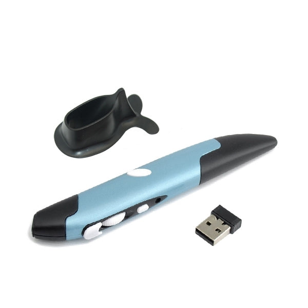 PR-03 2.4G USB Receiver Adjustable 1600 DPI Wireless Optical Pen Mouse for Computer PC Laptop Drawing Teaching