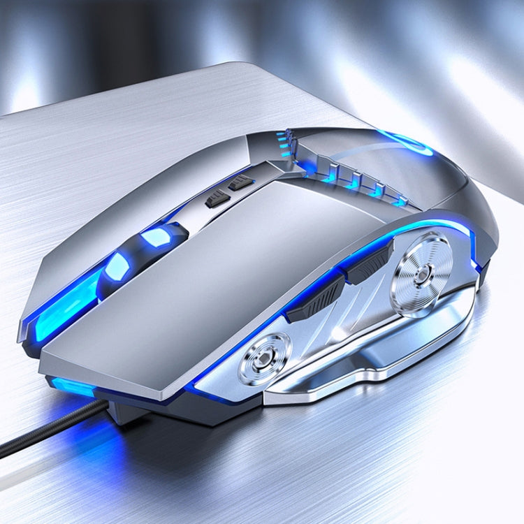 YINDIAO G3PRO 3200DPI 4-modes Adjustable 7-keys RGB Light Silent Wired Gaming Mouse