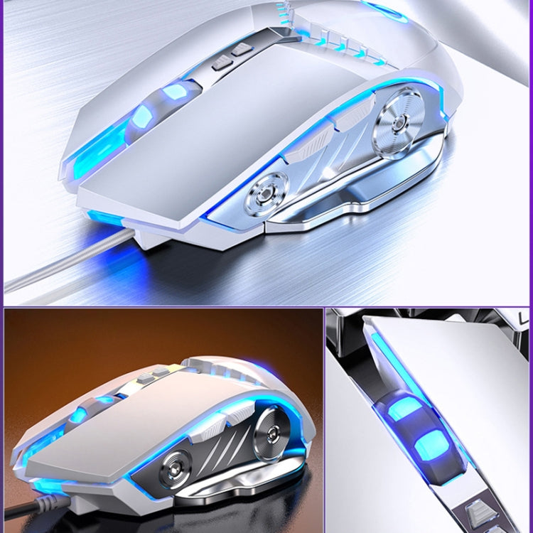 YINDIAO G3PRO 3200DPI 4-modes Adjustable 7-keys RGB Light Wired Gaming Mouse