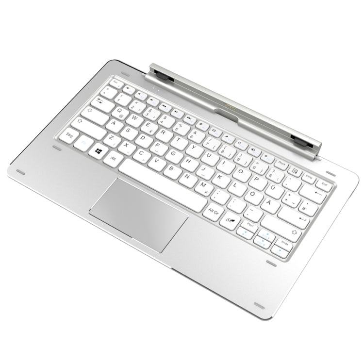 CUBE CDK05 Special Rotating Shaft Magnetic Suction Keyboard for Cube iWork10 Pro 10.1 inch Tablet PC (WMC8098)(Silver)