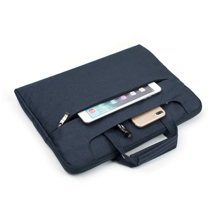 Portable One Shoulder Handheld Zipper Laptop Bag, For 13.3 inch and Below Macbook, Samsung, Lenovo, Sony, DELL Alienware, CHUWI, ASUS, HP