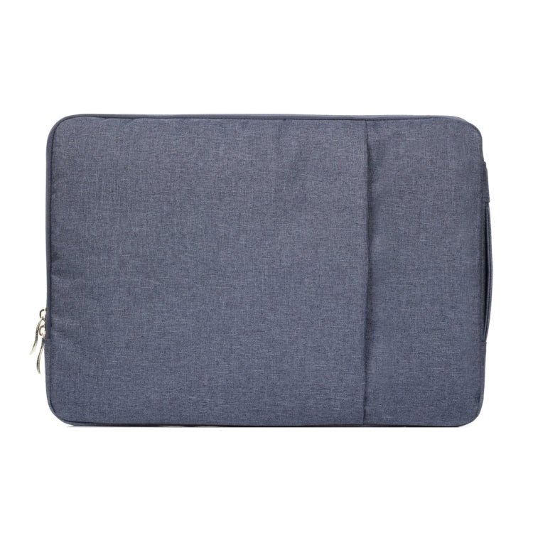 11.6 inch Universal Fashion Soft Laptop Denim Bags Portable Zipper Notebook Laptop Case Pouch for MacBook Air, Lenovo and other Laptops, Size: 32.2x21.8x2cm