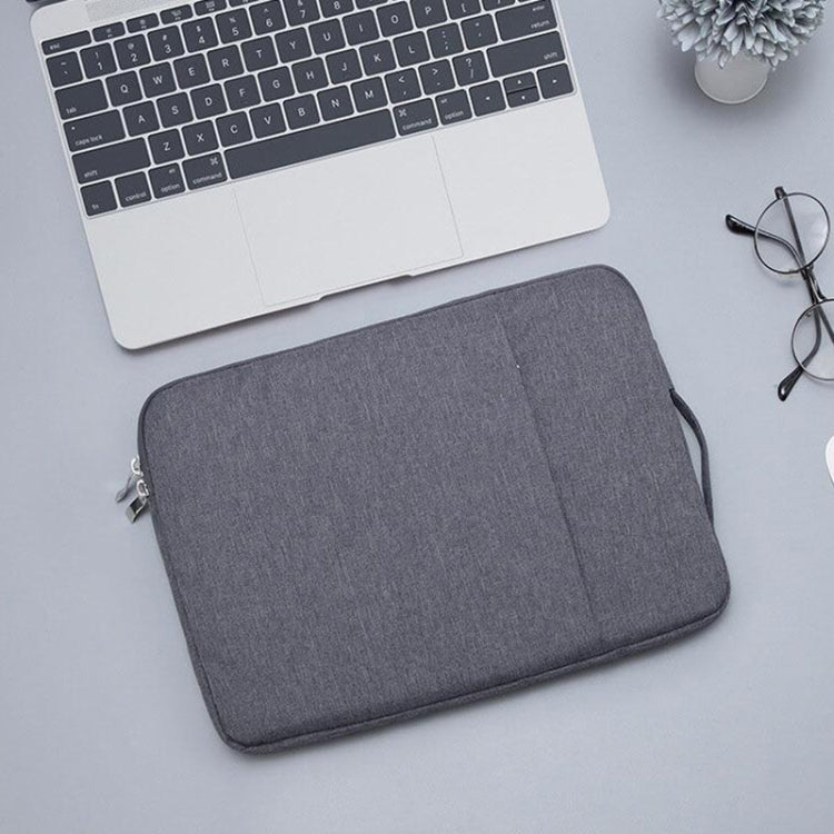 11.6 inch Universal Fashion Soft Laptop Denim Bags Portable Zipper Notebook Laptop Case Pouch for MacBook Air, Lenovo and other Laptops, Size: 32.2x21.8x2cm