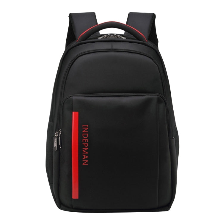 INDEPMAN DL-B014 Fashion 15 inch - 17 inch Nylon Laptop Notebook Computer Bag Backpack Shoulders Bag with Adjustable S-shaped Shoulder Strap for Men and Women, Size: 34 x 48 x 14 cm