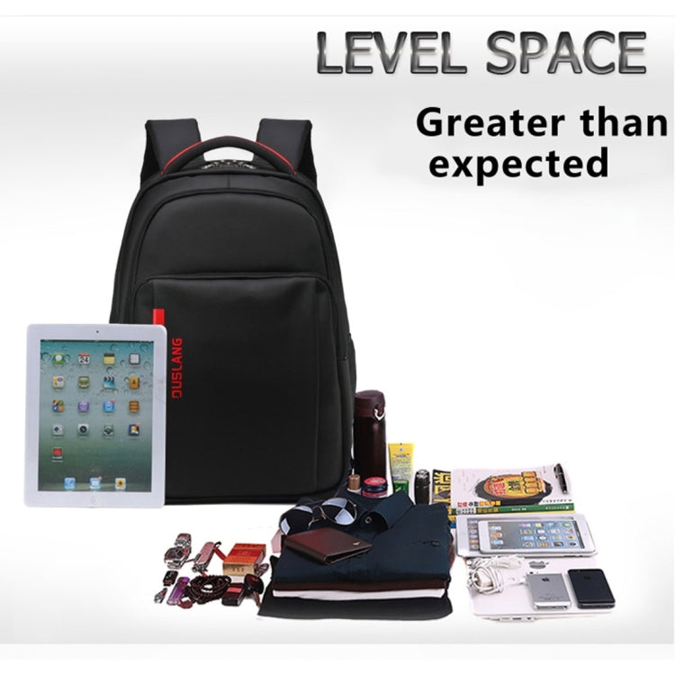 INDEPMAN DL-B014 Fashion 15 inch - 17 inch Nylon Laptop Notebook Computer Bag Backpack Shoulders Bag with Adjustable S-shaped Shoulder Strap for Men and Women, Size: 34 x 48 x 14 cm